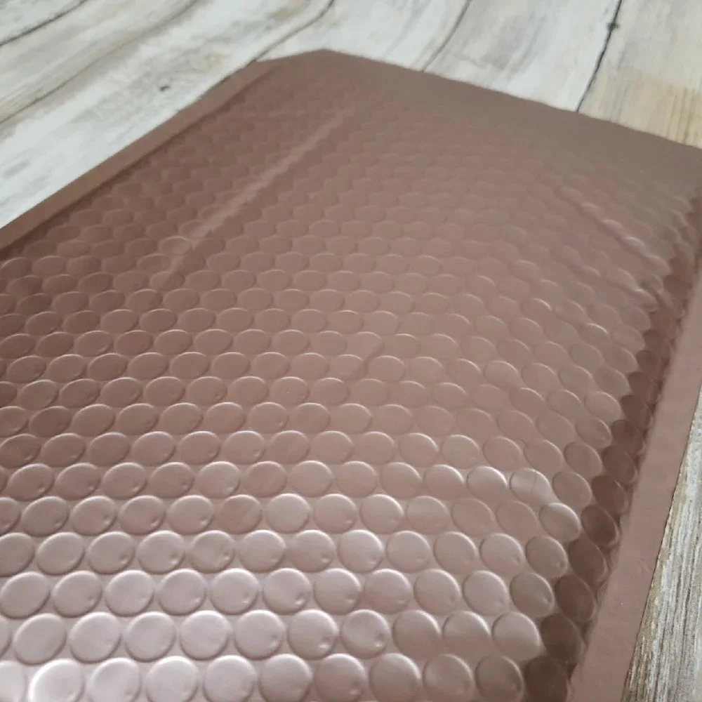 Bubble Mailers - Metallic Purple and Rose Gold